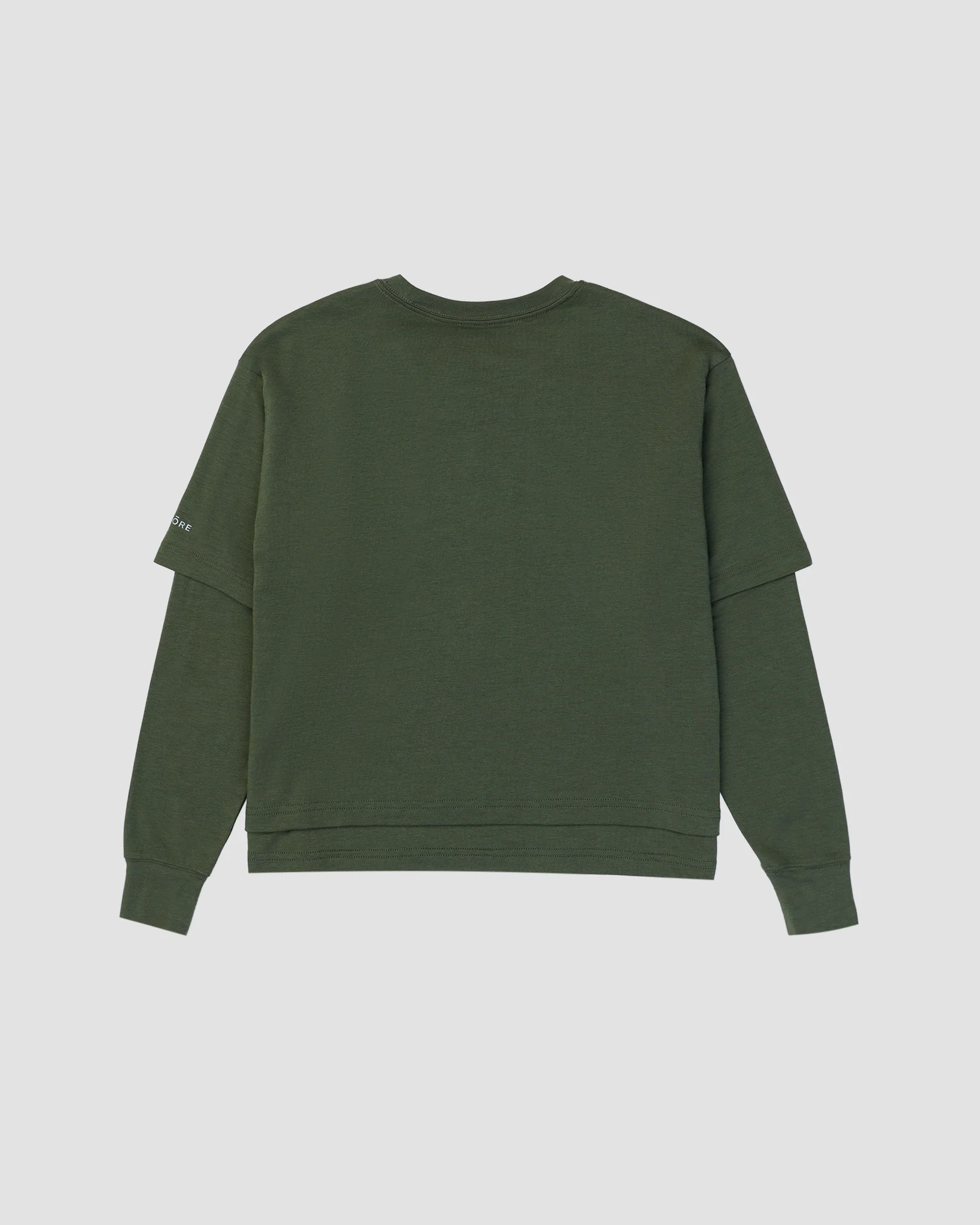 Cropped Double Layer Tee - Image 6