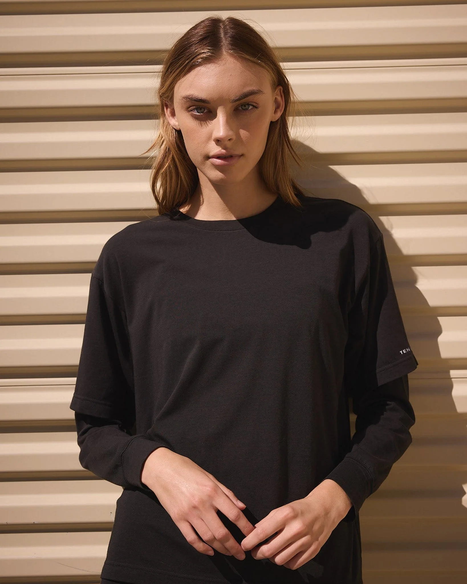 Layered Long Sleeve Tee - Image 3