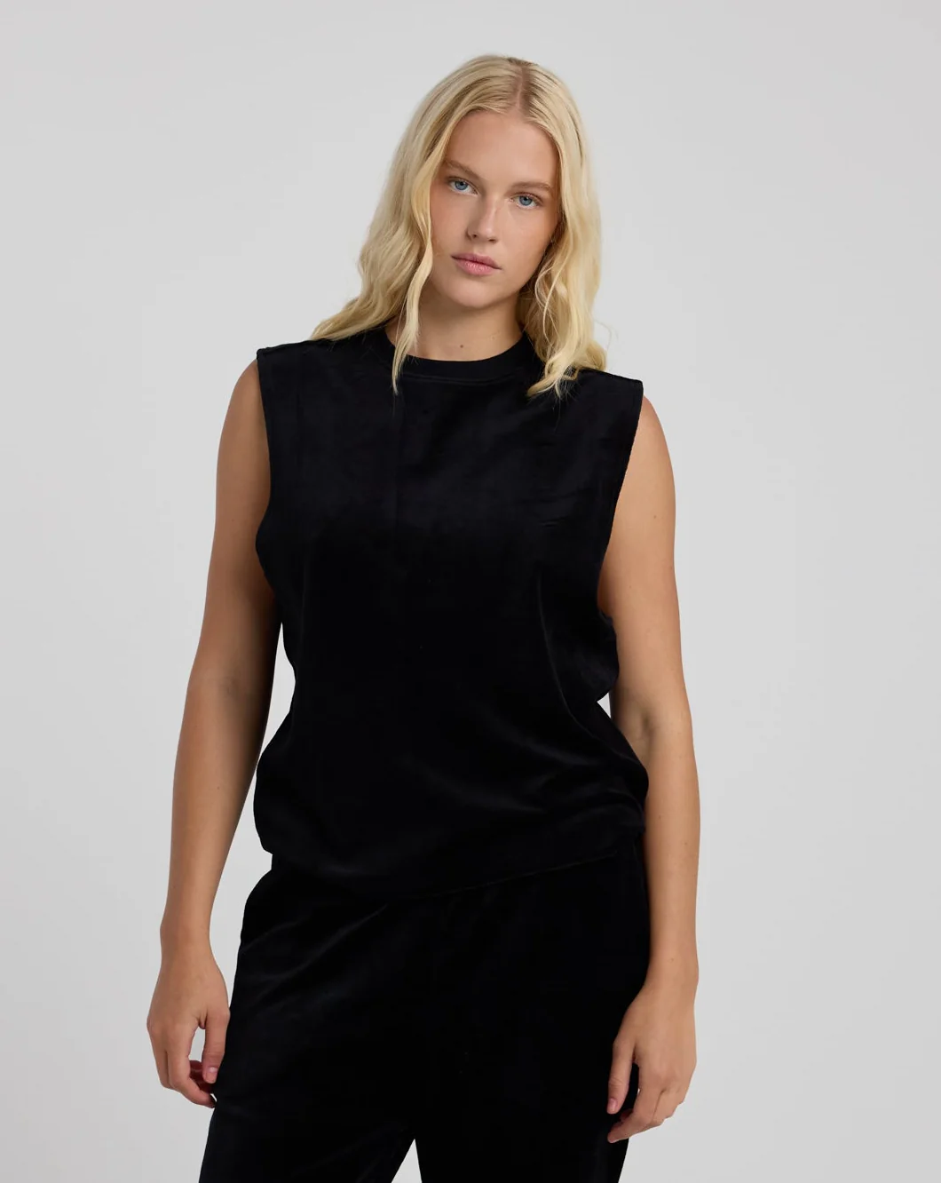 Velour Muscle Tank - Image 3