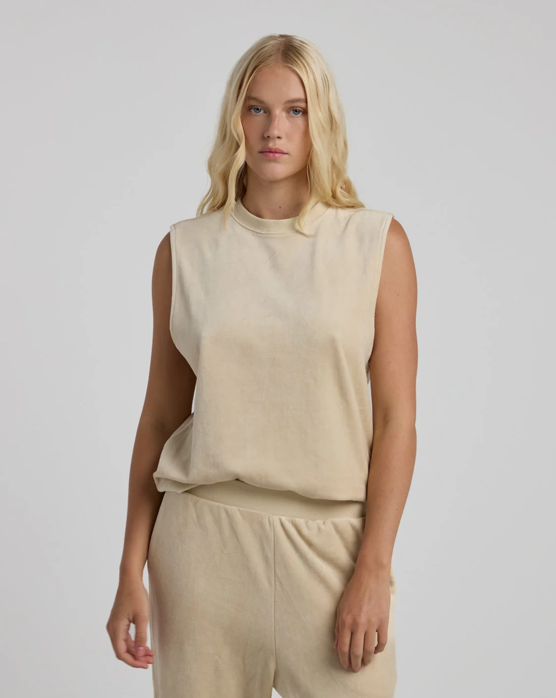 Velour Muscle Tank - Image 3