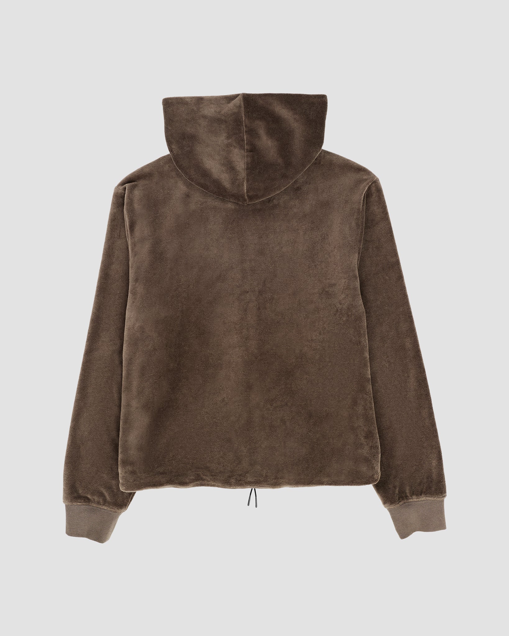 Velour Zip-Up Hoodie - Image 2