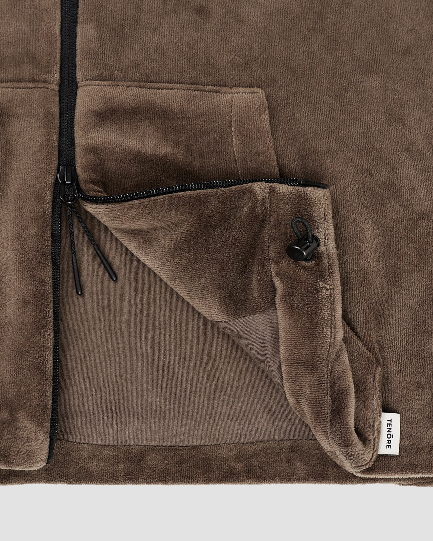 Velour Zip-Up Hoodie - Image 3