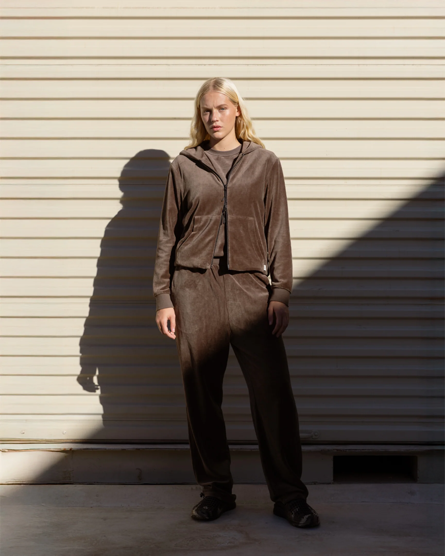 Velour Zip-Up Hoodie - Image 6