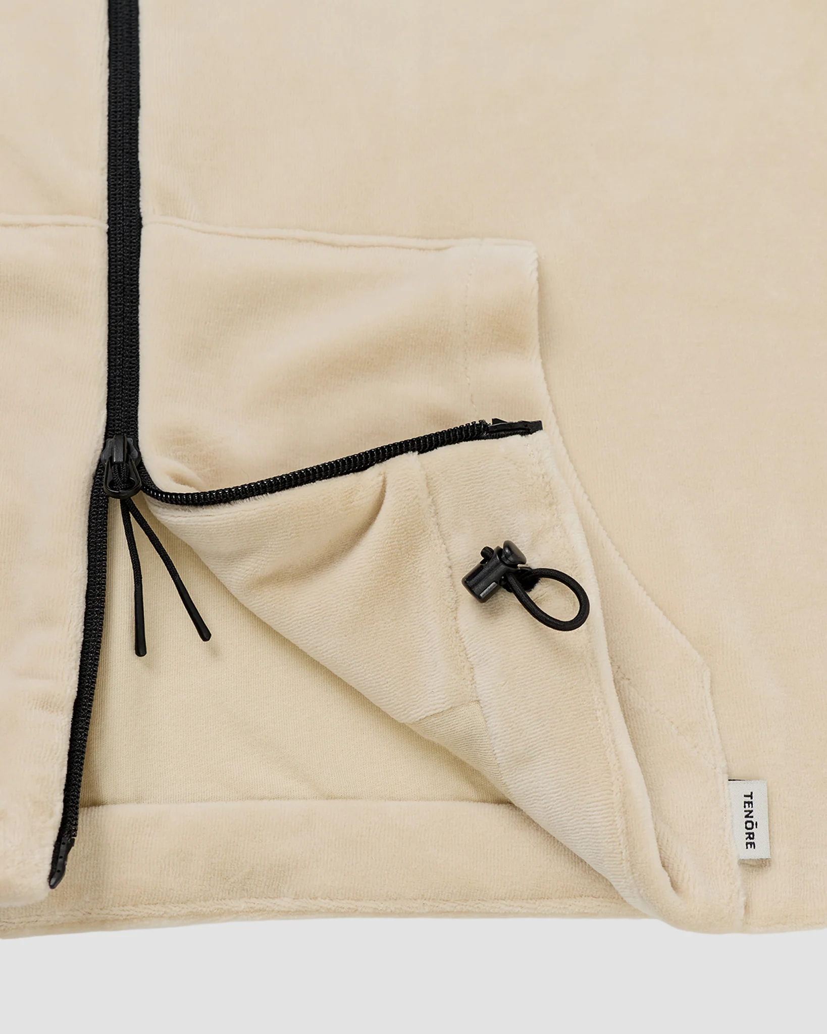Velour Zip-Up Hoodie - Image 3