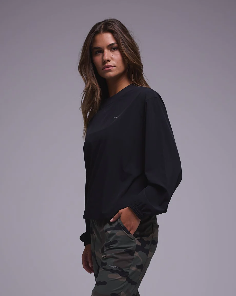 Woven Pullover Crew - Image 2